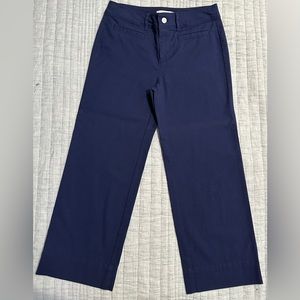 Loft navy wide leg pants